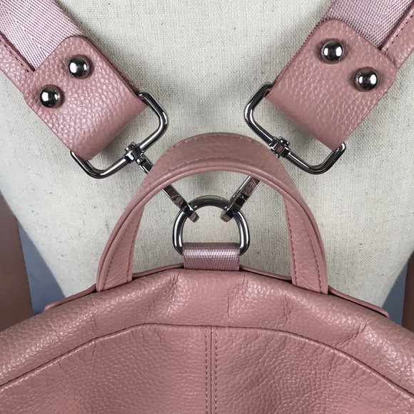 MISO EM NWT pink leather backpack purse - Picture 6 of 8
